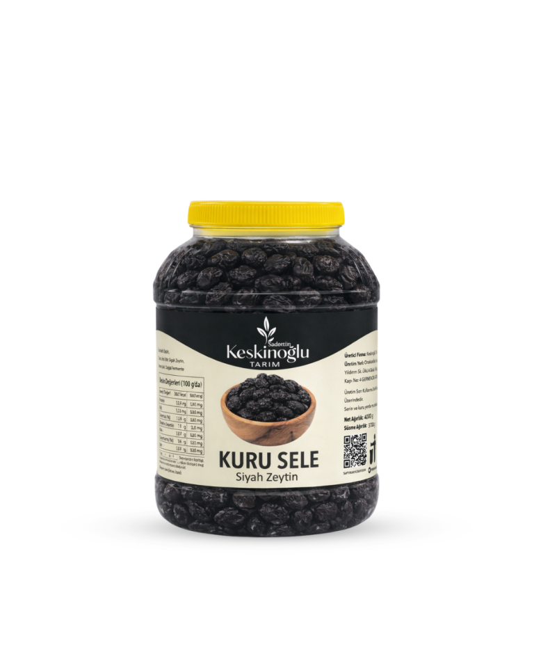 Kuru Sele Siyah Zeytin 4 KG