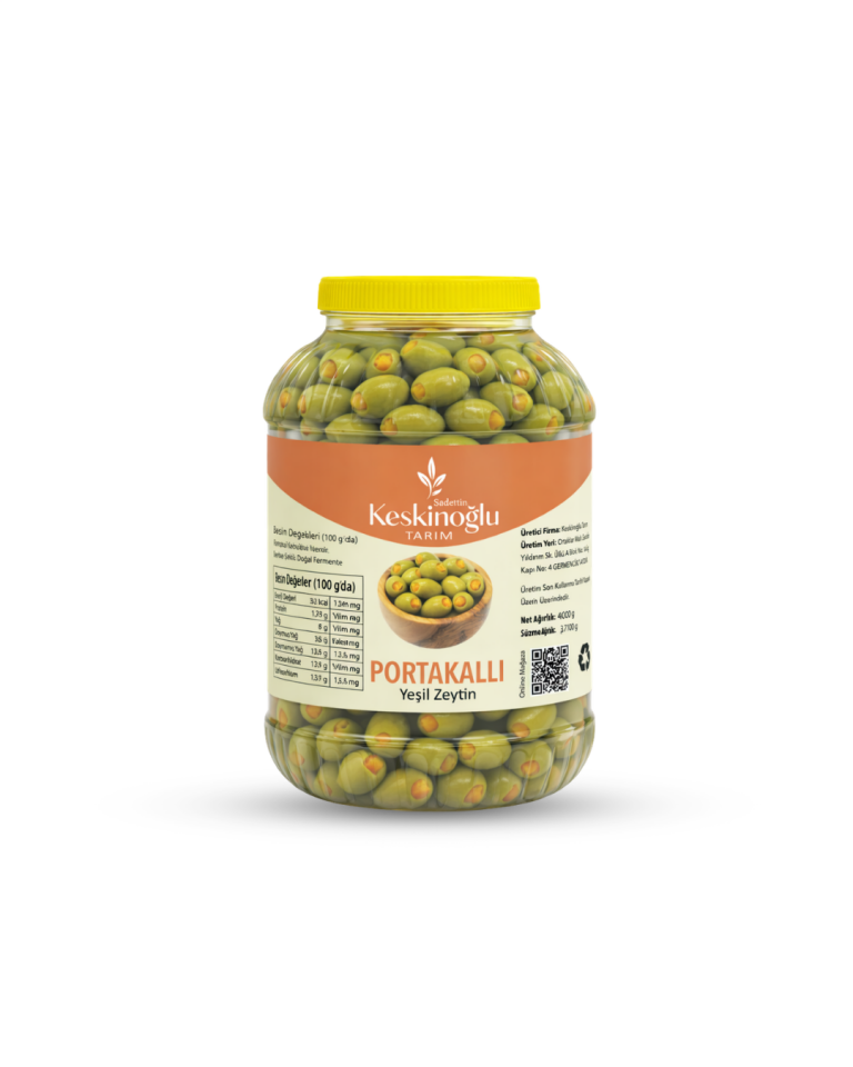 Portakallı Zeytin 4 KG