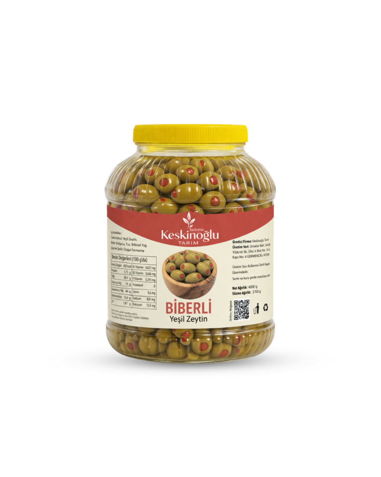 Biberli Zeytin 4 KG