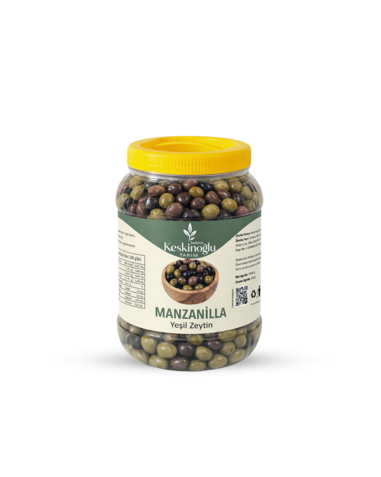 Manzanilla Yeşil Zeytin 1 KG