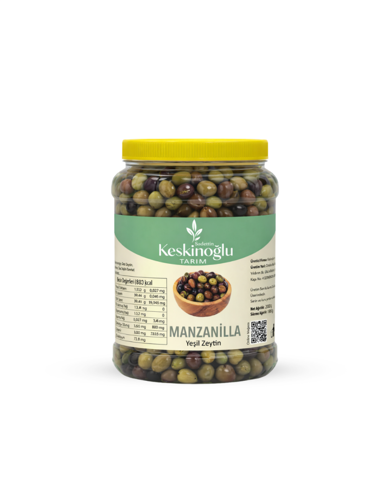 Manzanilla Yeşil Zeytin 2KG